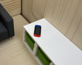 Gnome Switch, Mini-gameconsole, Gnome-miniatuurdecoratie, Gnome-accessoires, Poppenhuis, 3D-print