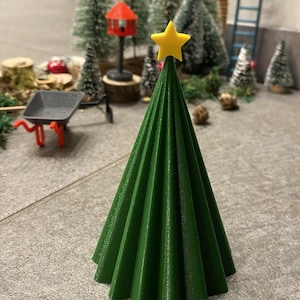 Christmas tree, Christmas gnome accessories, miniature decoration, household, gnome accessories, dollhouse, 3-D printing