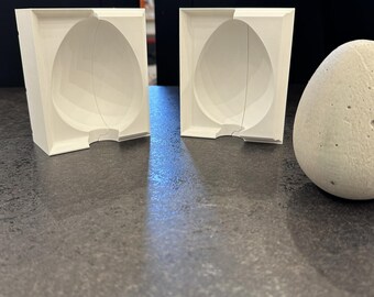 Mold for plaster eggs