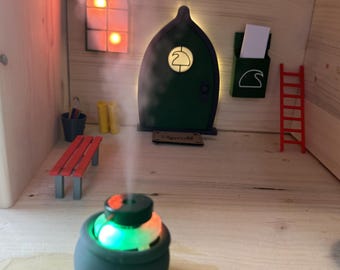 Stoomgenerator, kabouter, kabouterhuis, miniatuurdecoratie, kabouteraccessoires, poppenhuis, 3D-printen