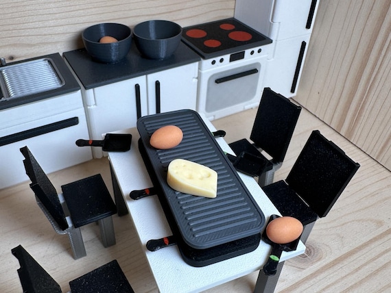 24-teiliges Miniatur-Wichtel-Zubehör Für Puppenhäuser – 1:12 Maßstab, Küchen-Set