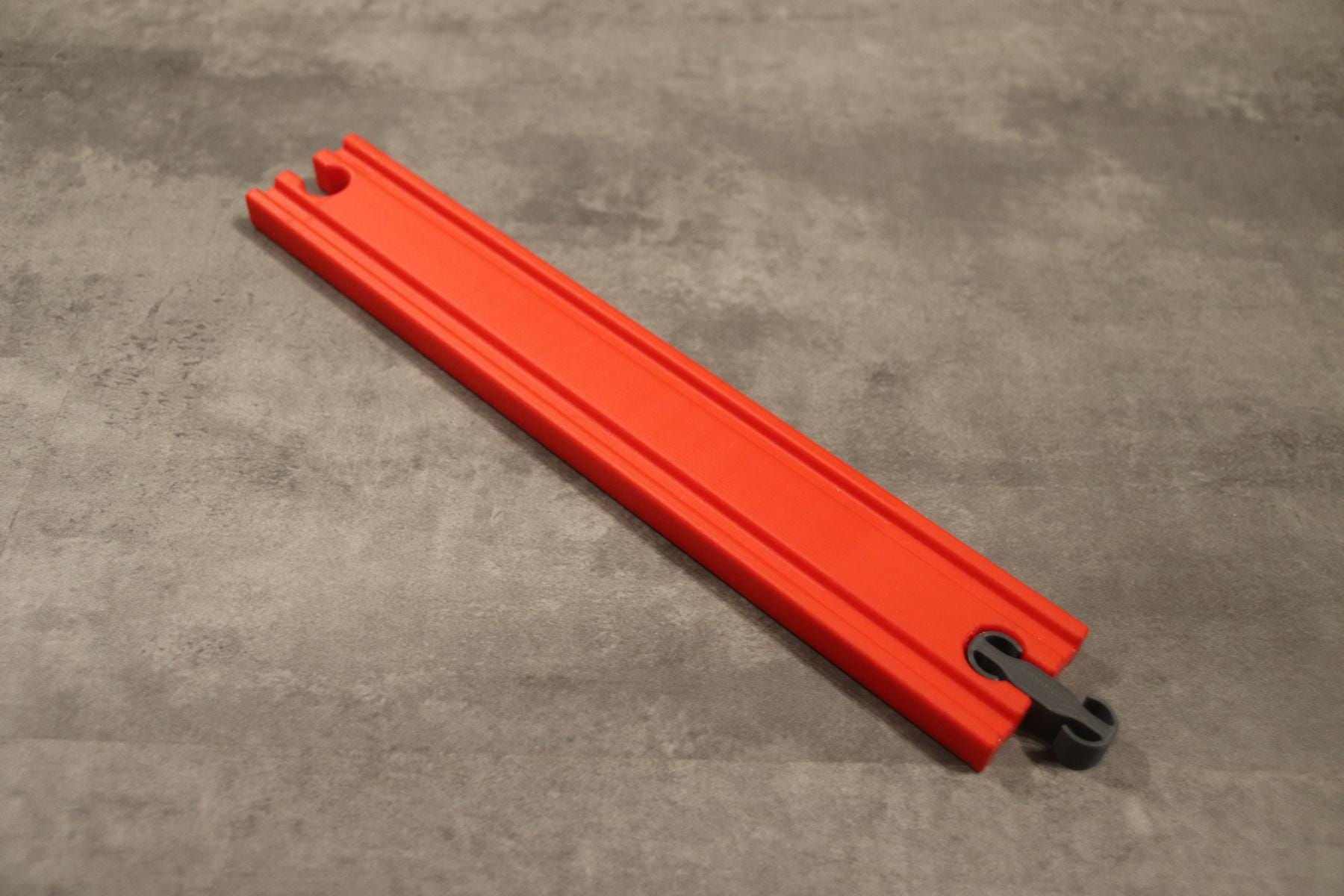 Long track for wooden railway (e.g. compatible with Brio (D)), free choice of color, 3D printing