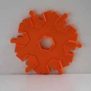 Hex intersection for railways (e.g. compatible with Lego Duplo) image 2
