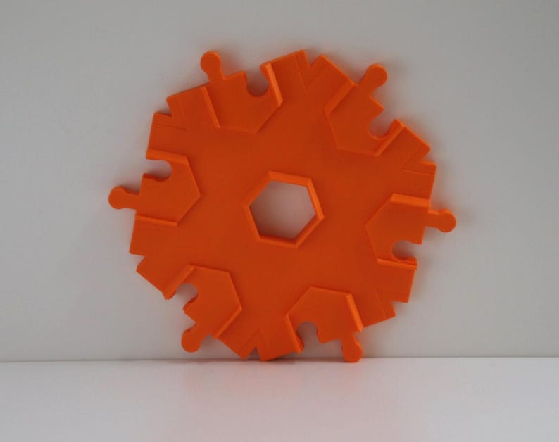 Hex intersection for railways (e.g. compatible with Lego Duplo) image 2