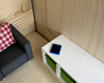 Kabouterbak, miniatuurdecoratie, kabouteraccessoires, poppenhuis, 3D-print