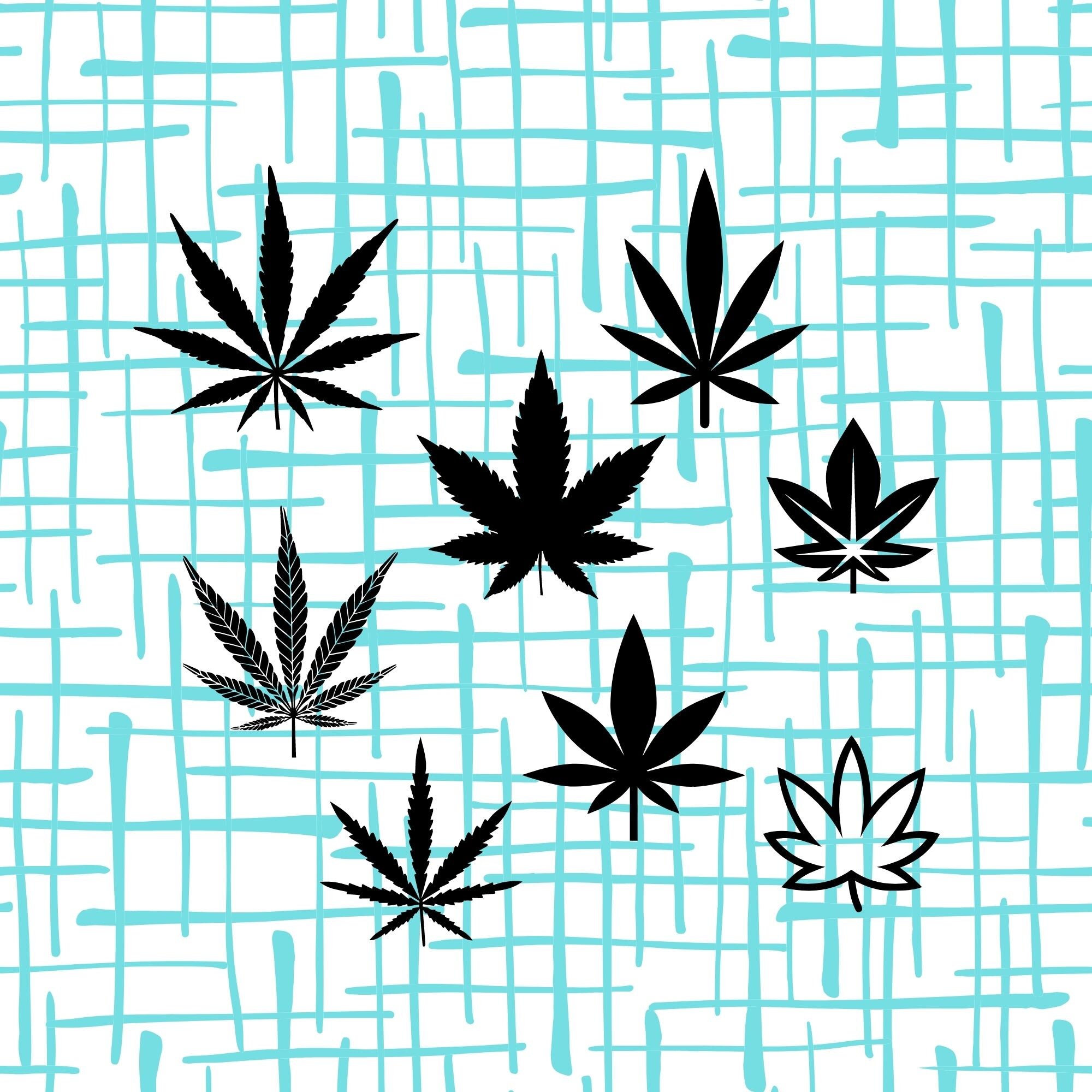 8 Marijuana Leaf SVG / Cannabis Weed Pot Stoner Rolling - Etsy Canada