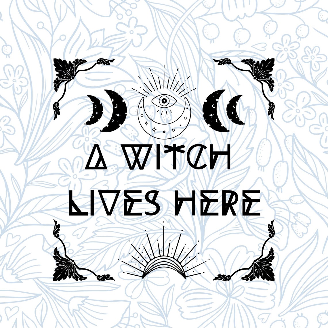 Tall porch sign its october witches single use vinyl