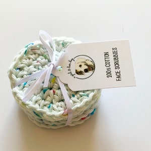 Handmade Reusable Cotton Face Scrubbies