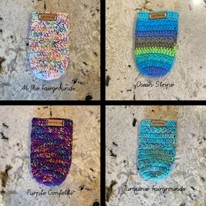 Handmade Crochet Skinny Can Cozy afbeelding 7