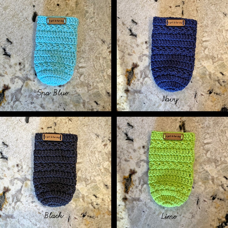 Handmade Crochet Skinny Can Cozy afbeelding 8