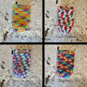 Handmade Crochet Skinny Can Cozy afbeelding 5