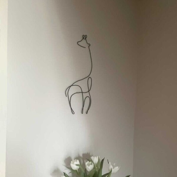 Giraffe Wire Art - Etsy