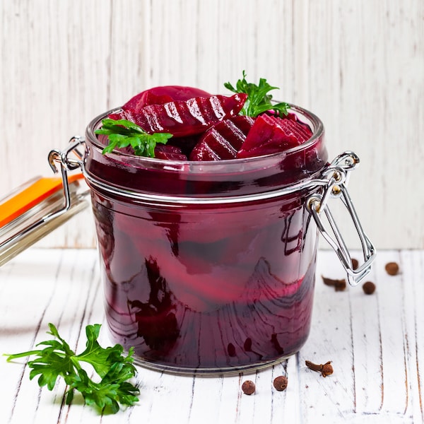 Rote Beete einkochen - Rote Beete haltbar machen - Herbstrezept - einfach -  Rezept als Download - Rote Beete Rezept - Gemüse einkochen