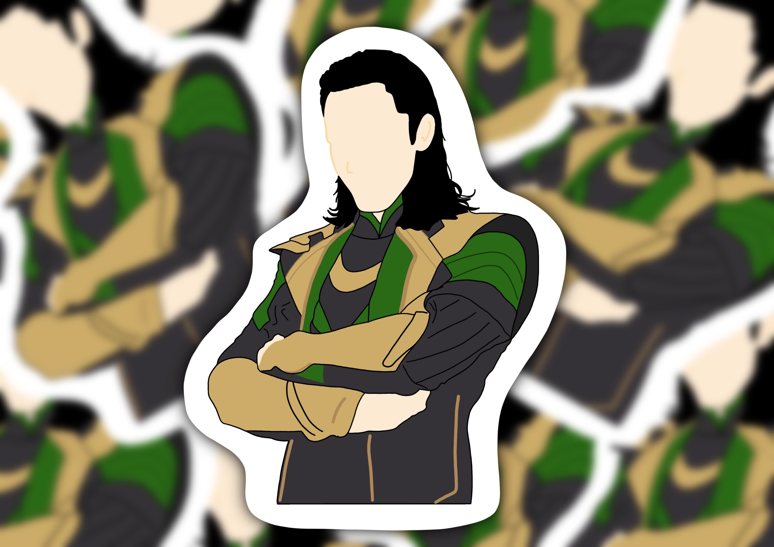 Loki Sticker Pack 5 Stickers Loki Stickers Loki Series | Etsy