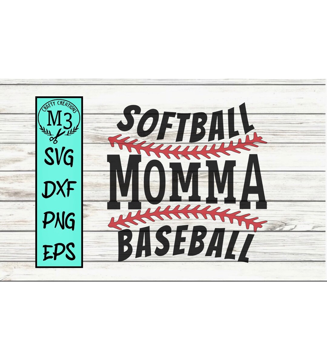 Mom of Both Softball and Baseball Mom, Softball Mom Svg, Softball Mom