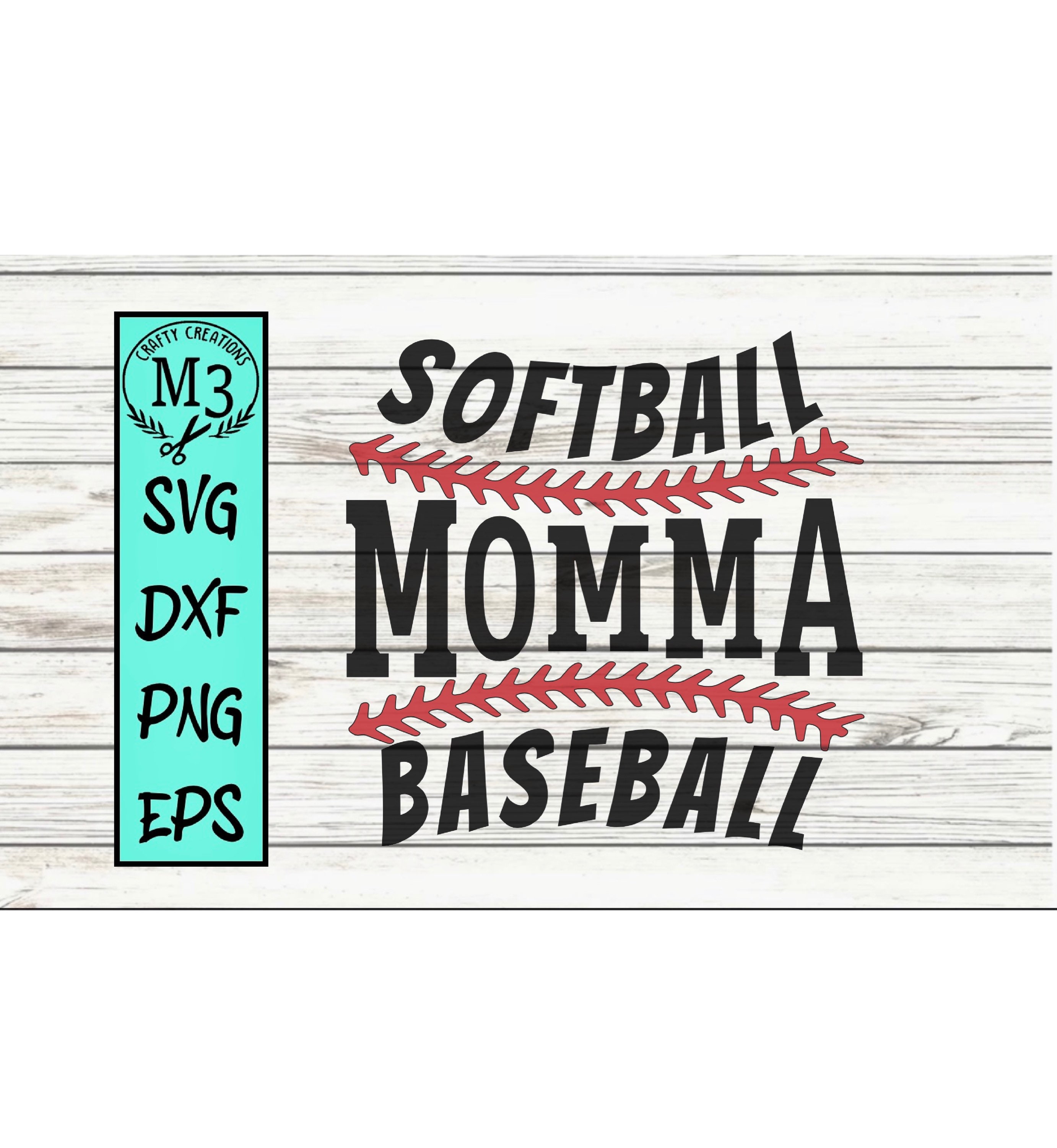 Mom of Both Softball and Baseball Mom, Softball Mom Svg, Softball Mom