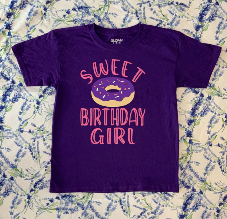 Download Sweet Birthday Girl Donut svg Donut Birthday Party svg | Etsy