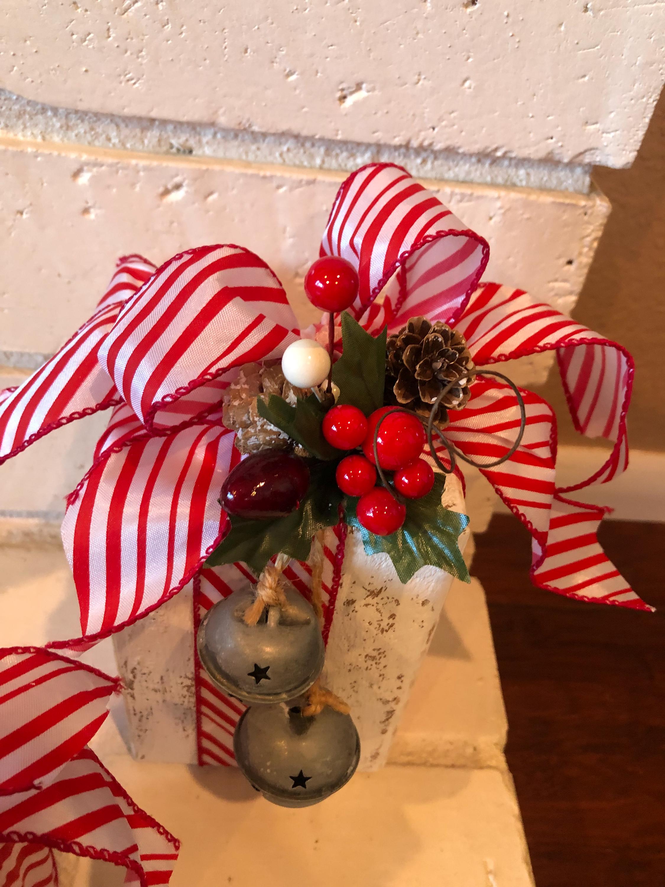 Wooden Candy Cane Gift Boxes, Rustic, Wooden, Farmhouse, Gift Boxes ...