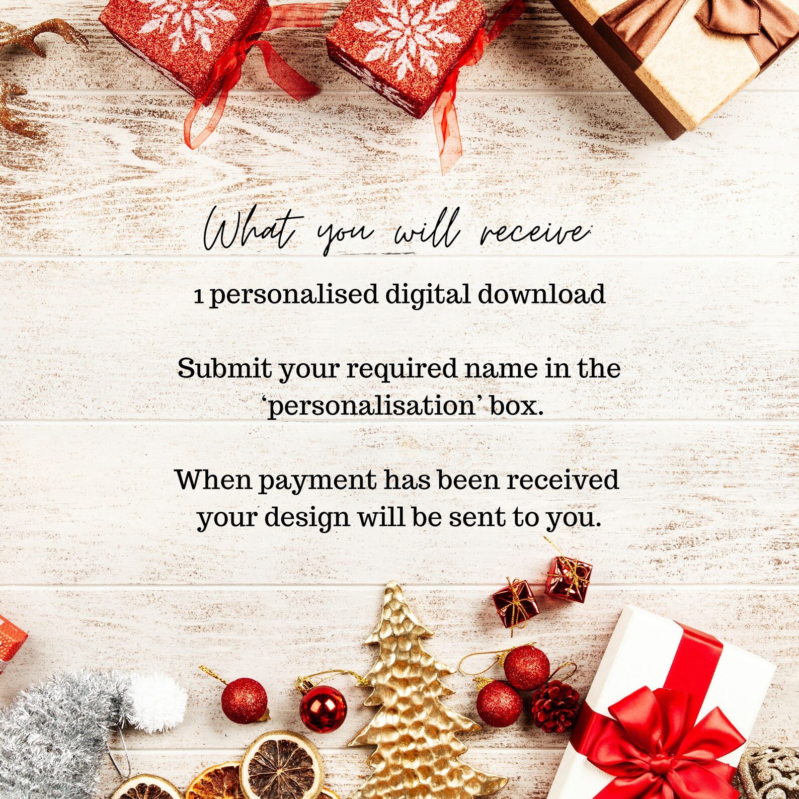 Personalized Digital Letter From Santa: Christmas Keepsake (digital ...