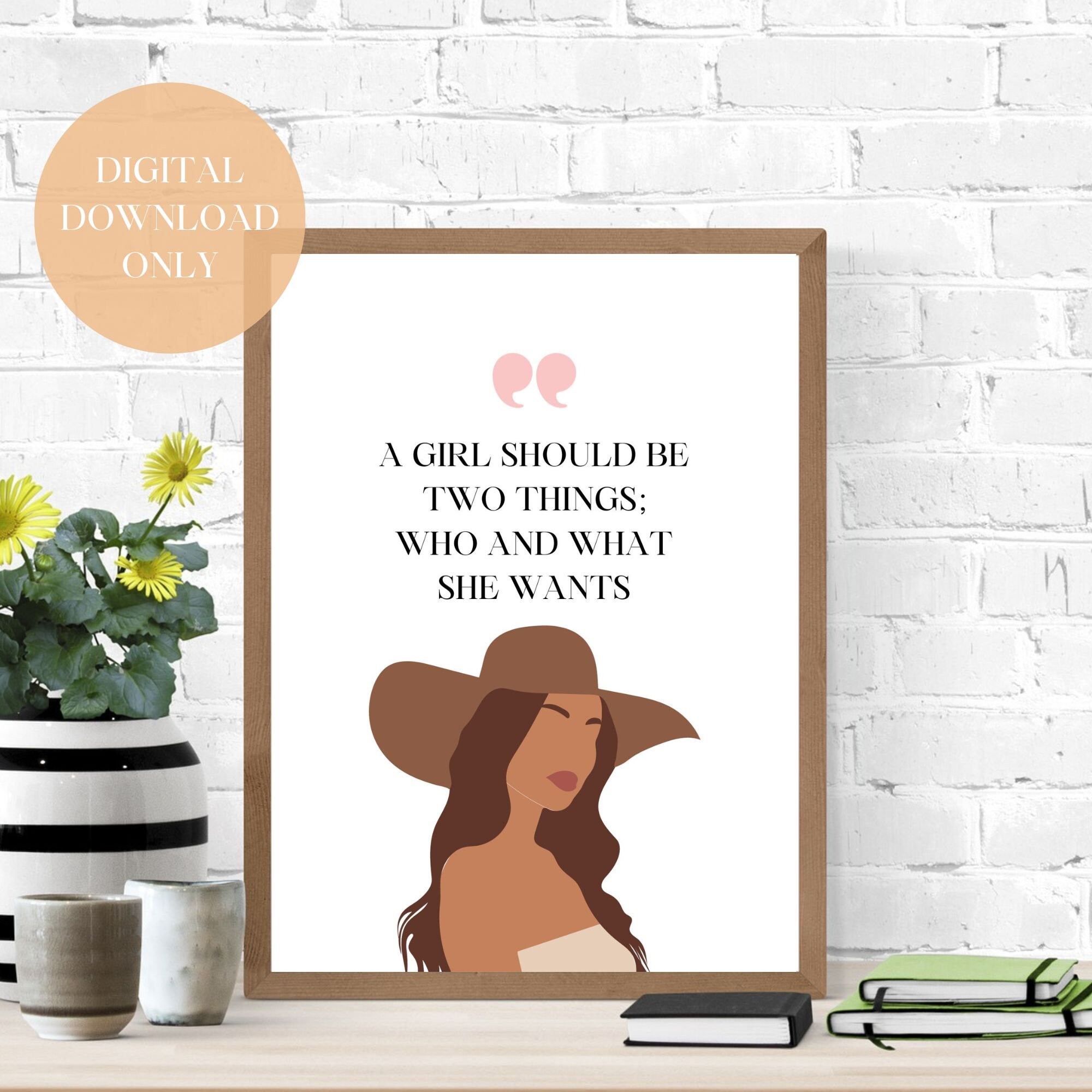 Empowering Women Printable Wall Art| Inspirational saying for those who are looking to empower yourself and others| Printable Wall Art