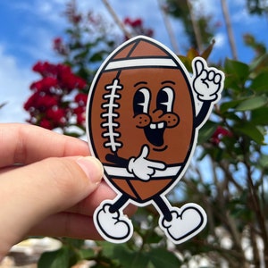 Football Cartoon Sticker - Waterproof Football Sticker