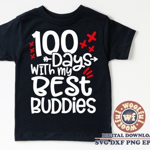 100 Dias com Meus Melhores Amigos svg, 100 Dias de Escola svg, 100º Dia svg, Cem Dias svg, 100 svg, SVG Dxf Eps Ai Png Silhouette Cricut
