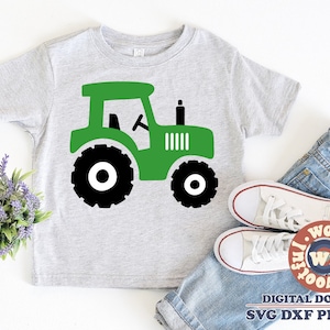 Tractor svg, Boerderij Tractor svg, Tractor Clipart, Boerderij svg, Kids Tractor svg, Jongens Tractor svg, Svg Dxf Eps Ai Png Silhouette Cricut