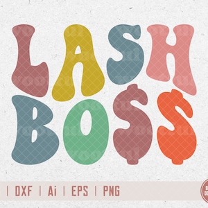 Lash Tech SVG, Lash Artist SVG, Estetista Svg SVG, Specialista Ciglia SVG, Estetista SVG, Lettere Ondulate, Svg Dxf Eps Ai Png Silhouette Cricut
