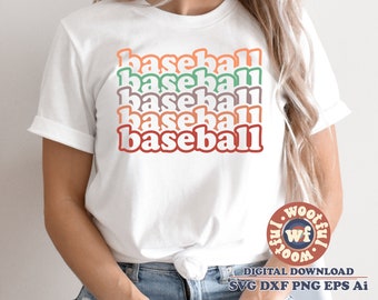 Baseball svg, Baseball Fan svg, Stacked svg, Baseball mom svg, Sports svg, Game Day svg, Svg Dxf Eps Ai Png Silhouette Cricut