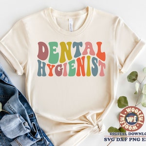 Higienistka stomatologiczna svg, Dentysta svg, Stomatologia svg, Wyrazy uznania dla higienistki stomatologicznej svg, Faliste litery svg, Svg Dxf Eps Ai Png Sylwetka Cricut