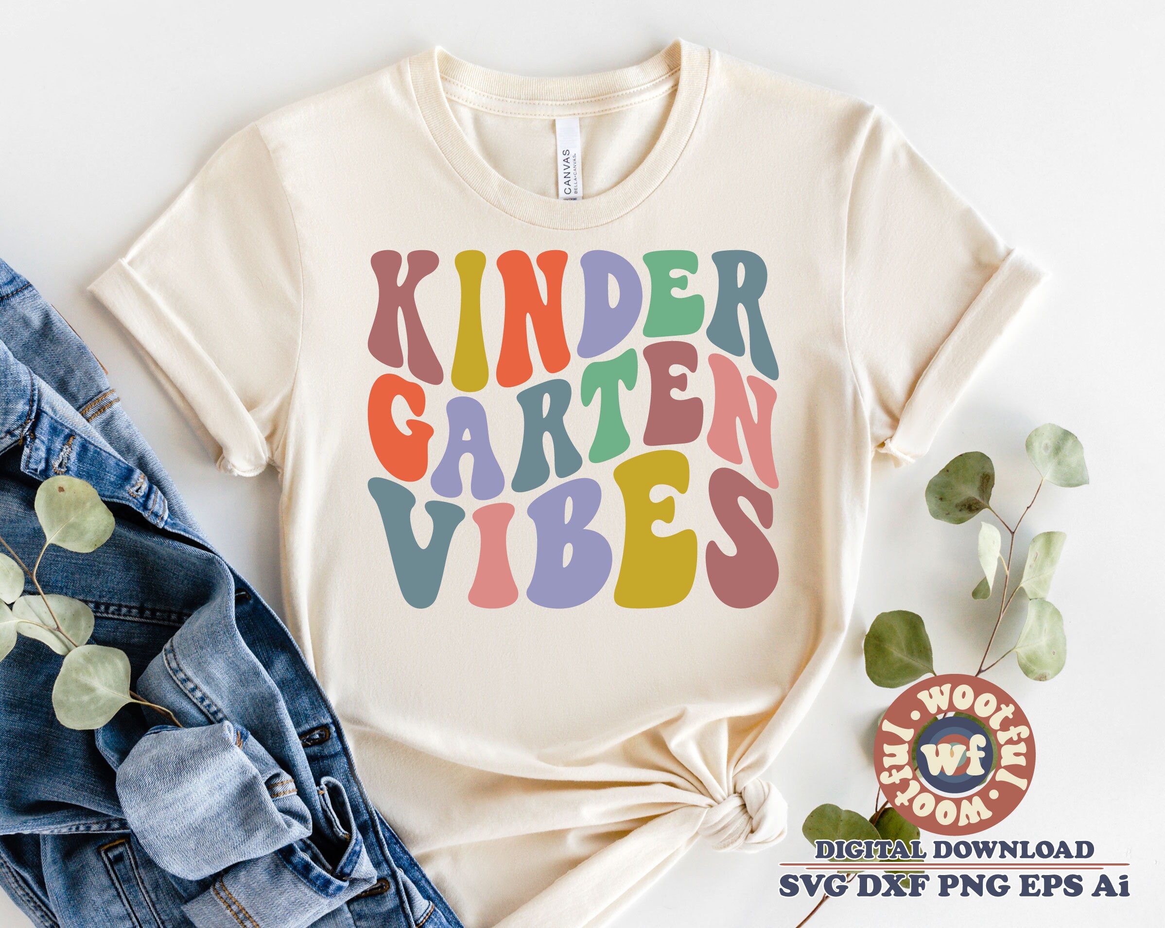 Kindergarten Vibes Svg, Kinder Svg, Back to School Svg, Teacher Svg ...