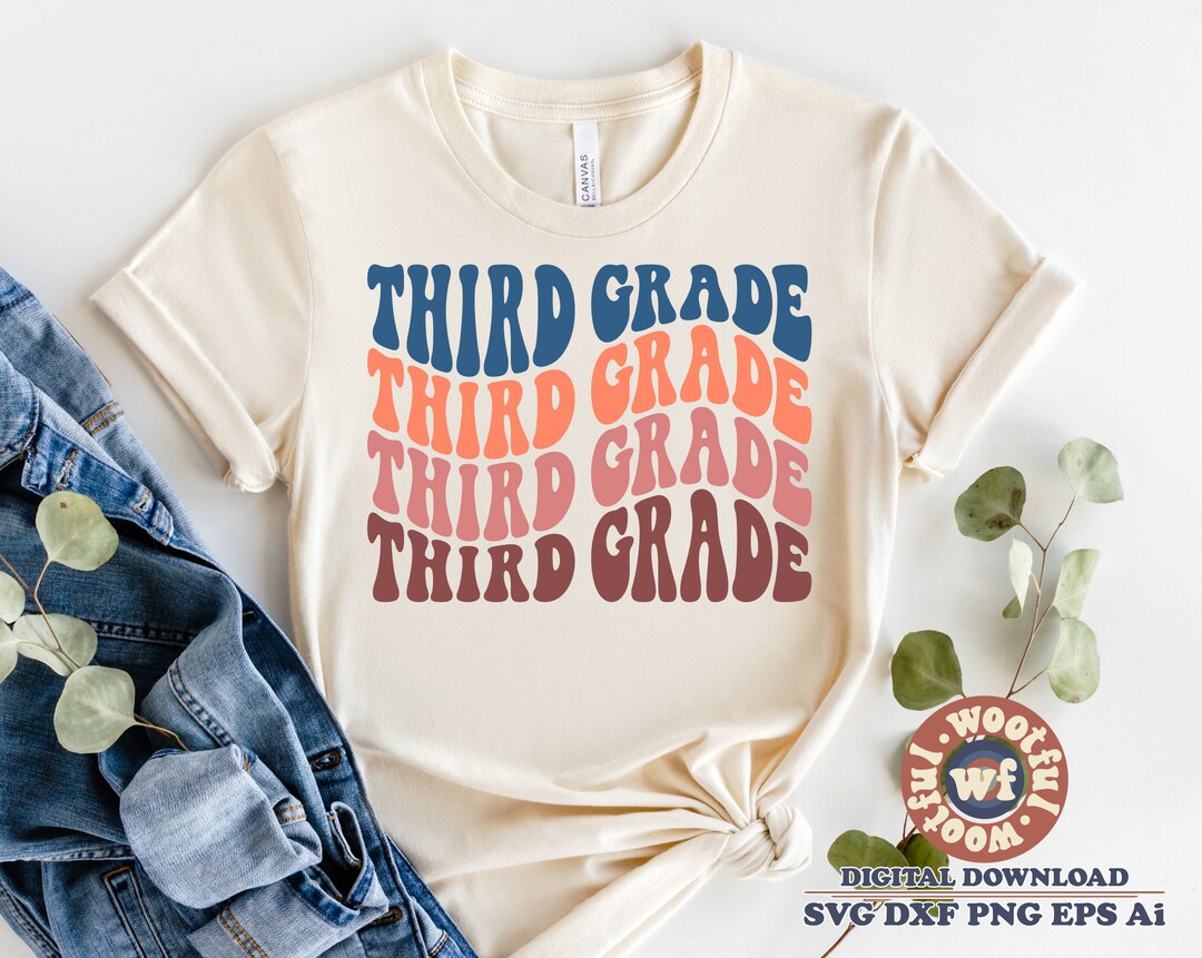 Third Grade Svg, 3rd Grade Svg, Teacher Svg, Back to School Svg ...