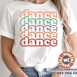 Dance svg, Dancing svg, Dance mom svg, Dance Fan svg, Stacked, Ballet svg, Ballerina svg, Dancer svg, Svg Dxf Eps Ai Png Silhouette Cricut