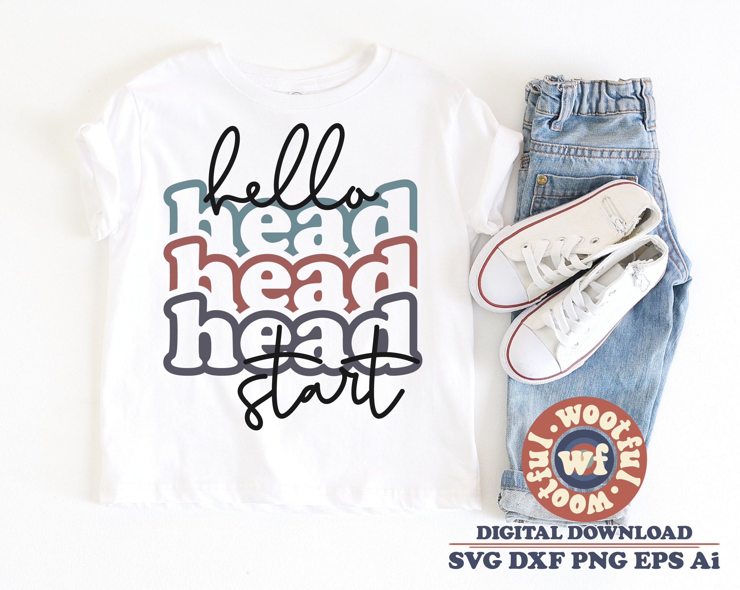Hello Head Start Svg, Back to School Svg, Stacked Svg, Educator ...