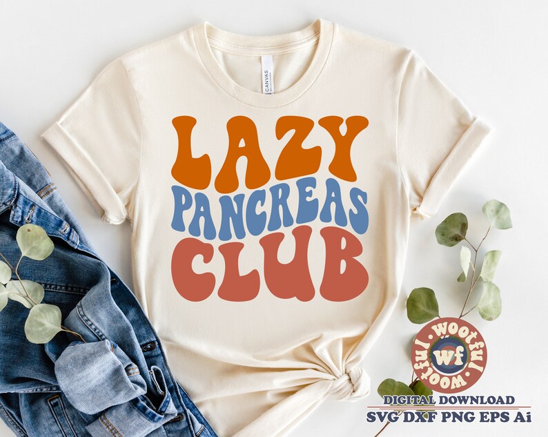 Lazy Pancreas Club Svg, Diabetic Svg, Insulin-dependent Svg, Diabetes ...