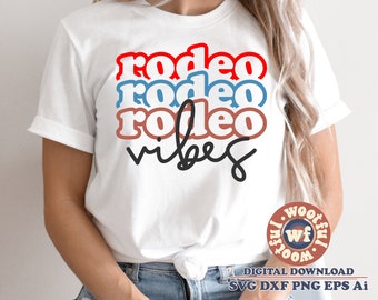 Diseño SVG con temática de rodeo y vaquera (descarga digital)