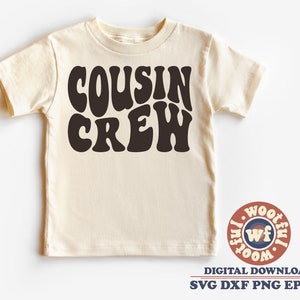 Cousin Crew svg, Primos svg, Família svg, Novo no Crew svg, Meninos svg, Meninas Svg, Cousin Team svg, Svg Dxf Eps Ai Png Silhouette Cricut