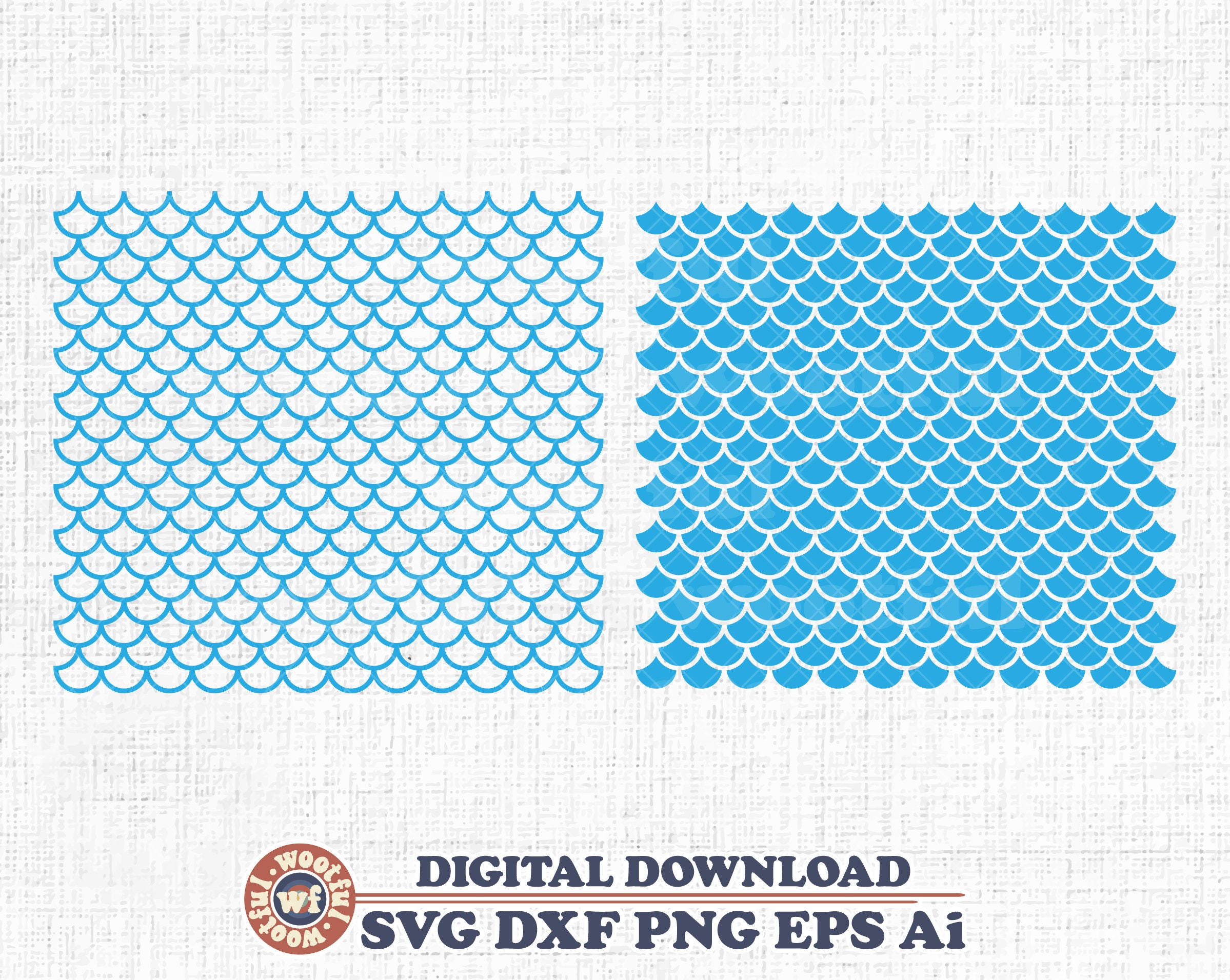 Mermaid Scales Print svg Mermaid svg Mermaid Pattern svg | Etsy