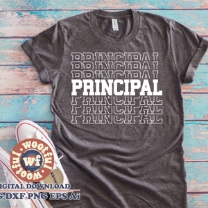 Principal svg, Stacked svg, School Principal svg, Back to School svg, Teaching svg, Teacher svg, Svg Dxf Eps Ai Png Silhouette Cricut