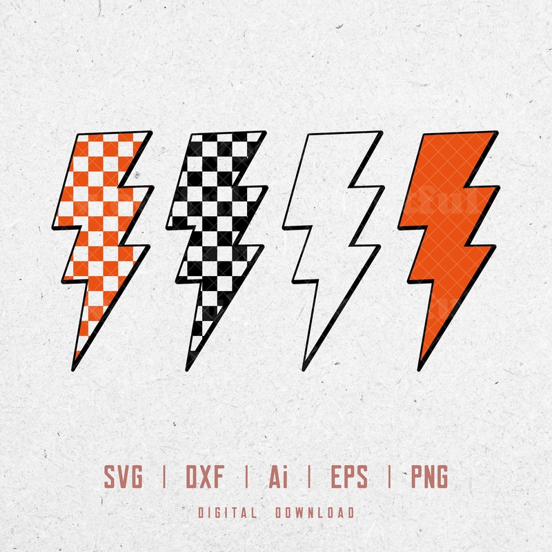 Lightning Bolt Svg - Etsy