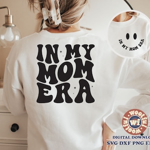 En mi mamá era svg, mamá svg, mamá svg, cita de mamá, letras onduladas svg, madre svg, día de la madre svg, Svg Dxf Eps Ai Png silueta Cricut