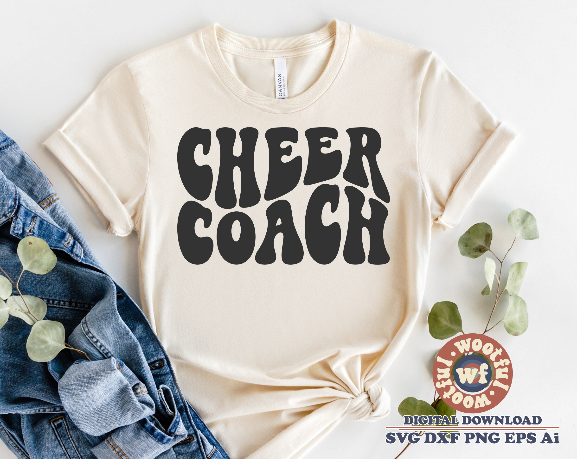 Cheer Coach Svg Cheerleading Svg Cheer Vibes Cheer Trainer Etsy