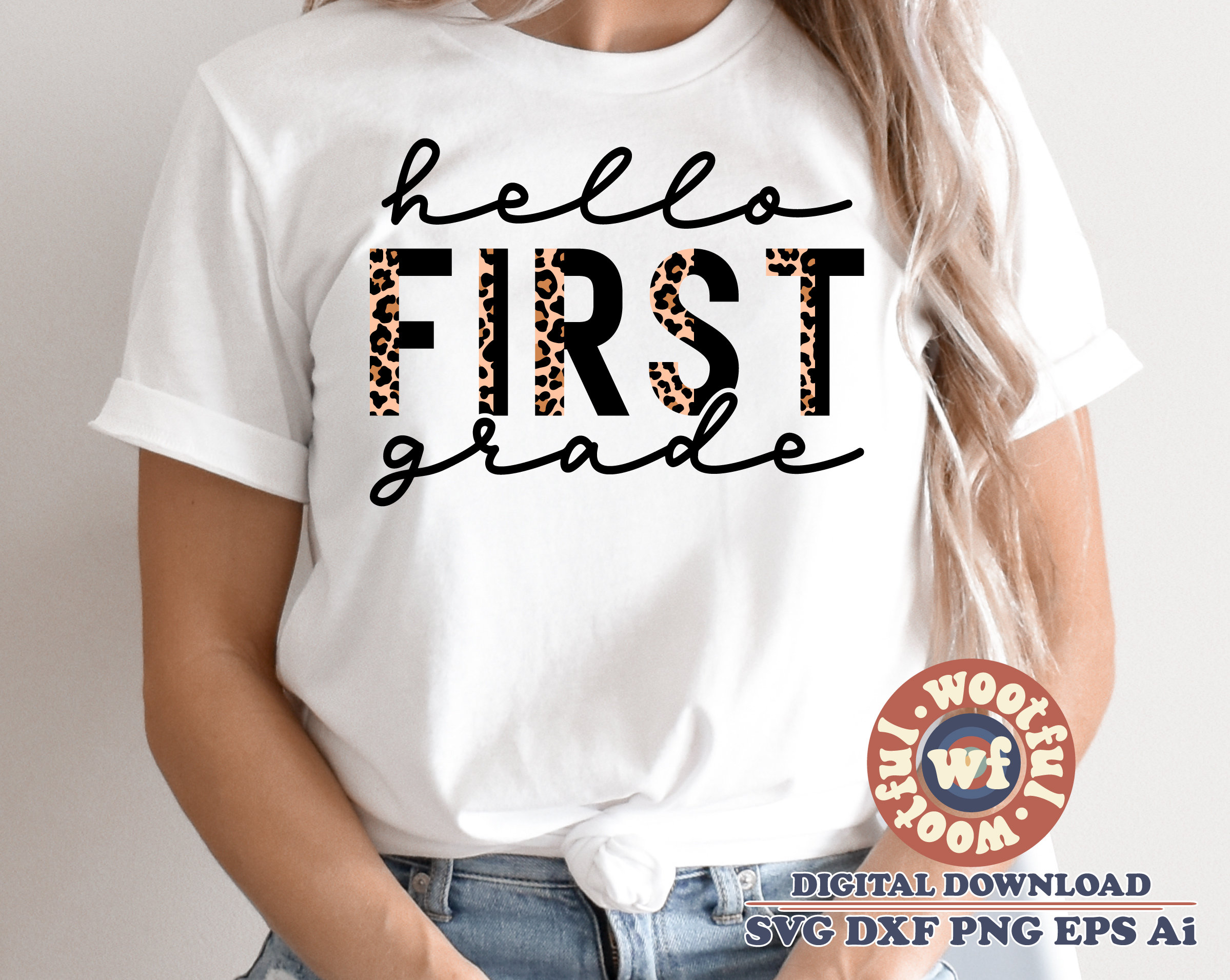 Hello First Grade svg 1st Grade svg Back to School svg | Etsy