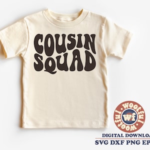 Cousin Squad svg, Cousins svg, Family svg, New to the Crew svg, Boys svg, Girls Svg, Cousin Team svg, Svg Dxf Eps Ai Png Silhouette Cricut