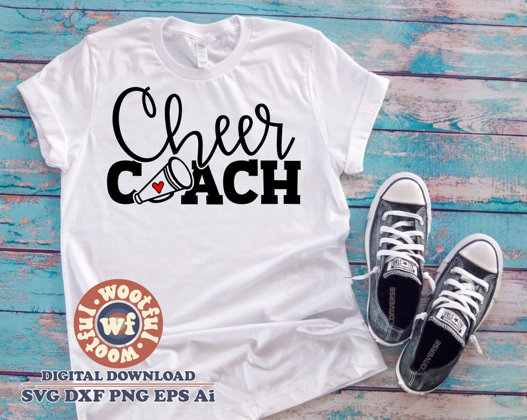 Cheer Coach Svg Cheerleading Svg Cheer Trainer Svg Etsy