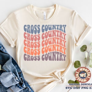 Cross Country-Svg, Track-Svg, Marathon-Svg, Racing-Fan-Svg, Gewellte Buchstaben-Svg, Rasse-Svg, Laufendes svg, SVG-Dxf-Eps Ai Png Silhouette Cricut