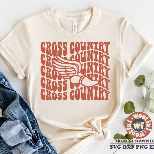 Cross Country svg, Track svg, Marathon svg, Racing Fan svg, Wavy Letters svg, Race svg, Running svg, Svg Dxf Eps Ai Png Silhouette Cricut