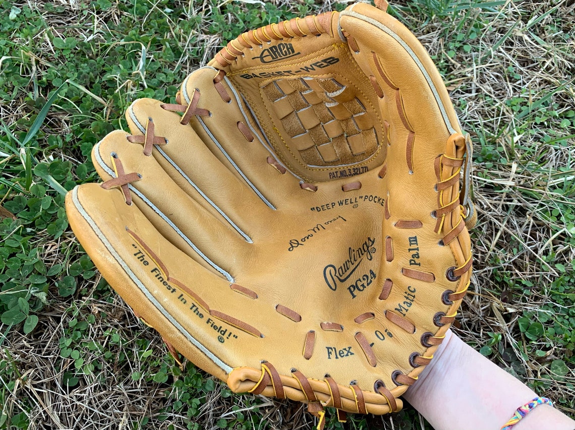 Vintage 1970s Rawlings Baseball Glove and Ball Don Money Etsy