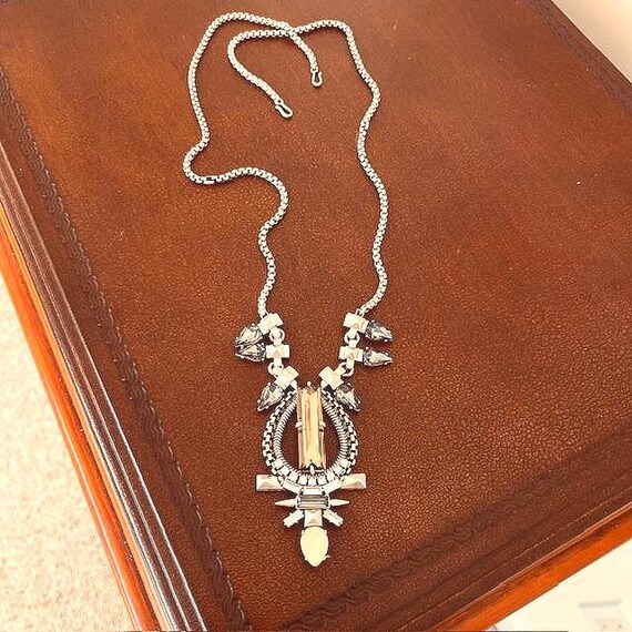 Stella & Dot Eclipse Long Adjustable Crystal and … - image 1