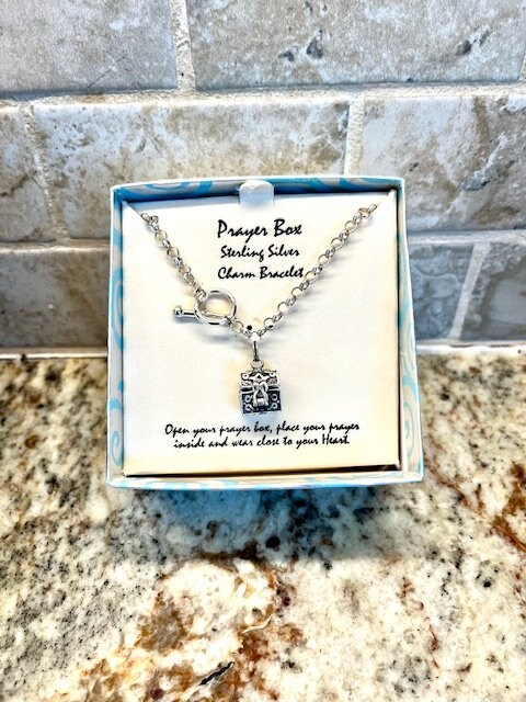 Vintage Sterling Silver Prayer Box Charm Bracelet in Original Box Etsy Australia